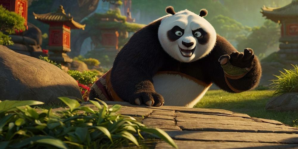 Kung Fu Panda 4 art